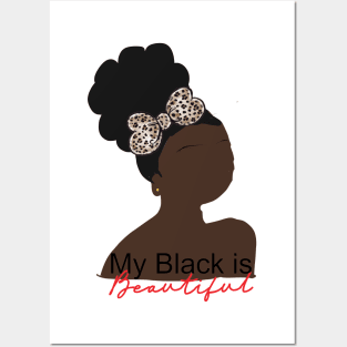 My Black is Beautiful, Little Black Girls Posters and Art